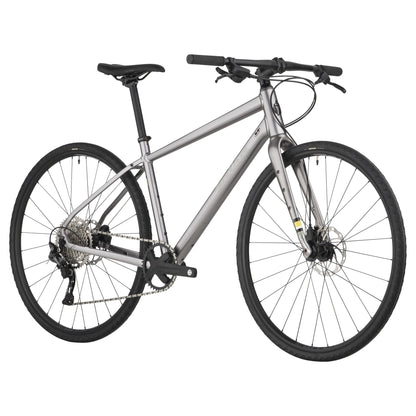Salsa Journeyer Flatbar Deore Komplettrad, 700C, ash grey