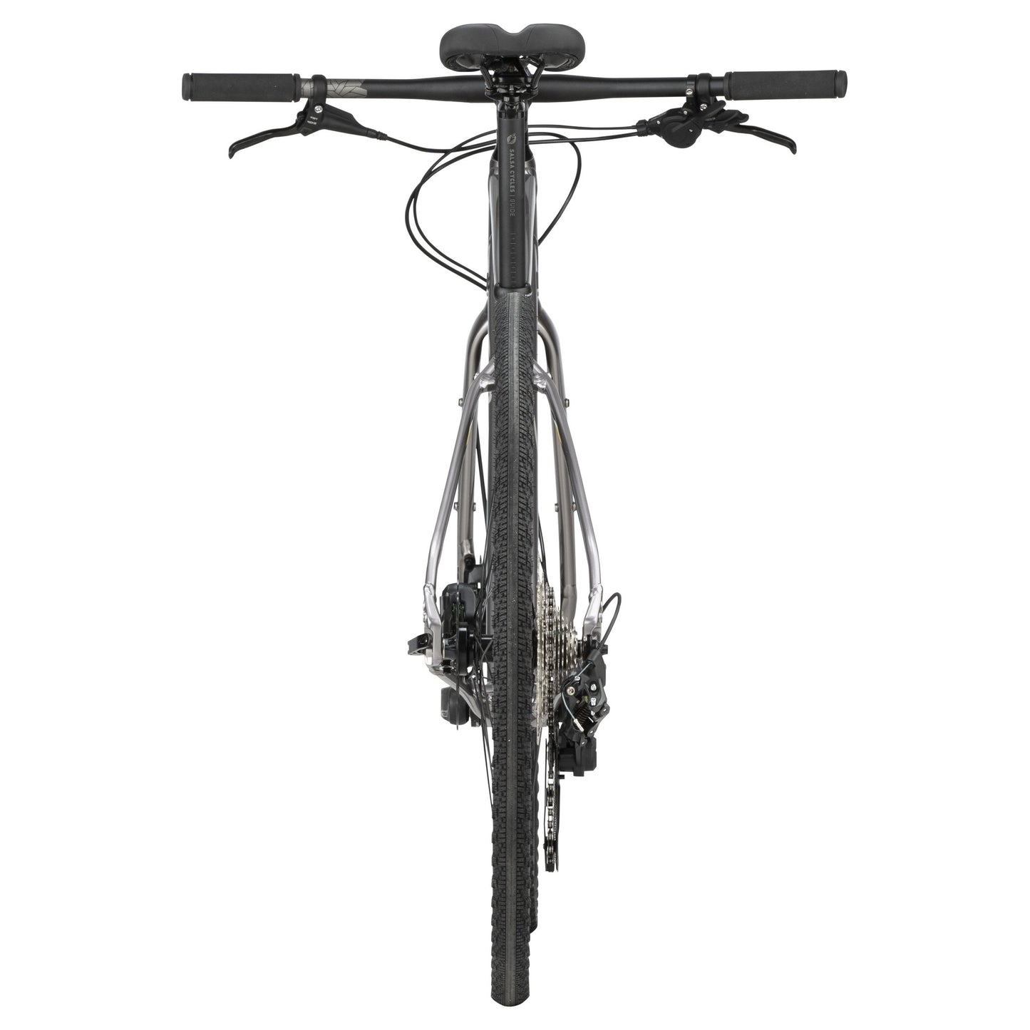 Salsa Journeyer Flatbar Deore Komplettrad, 700C, ash grey