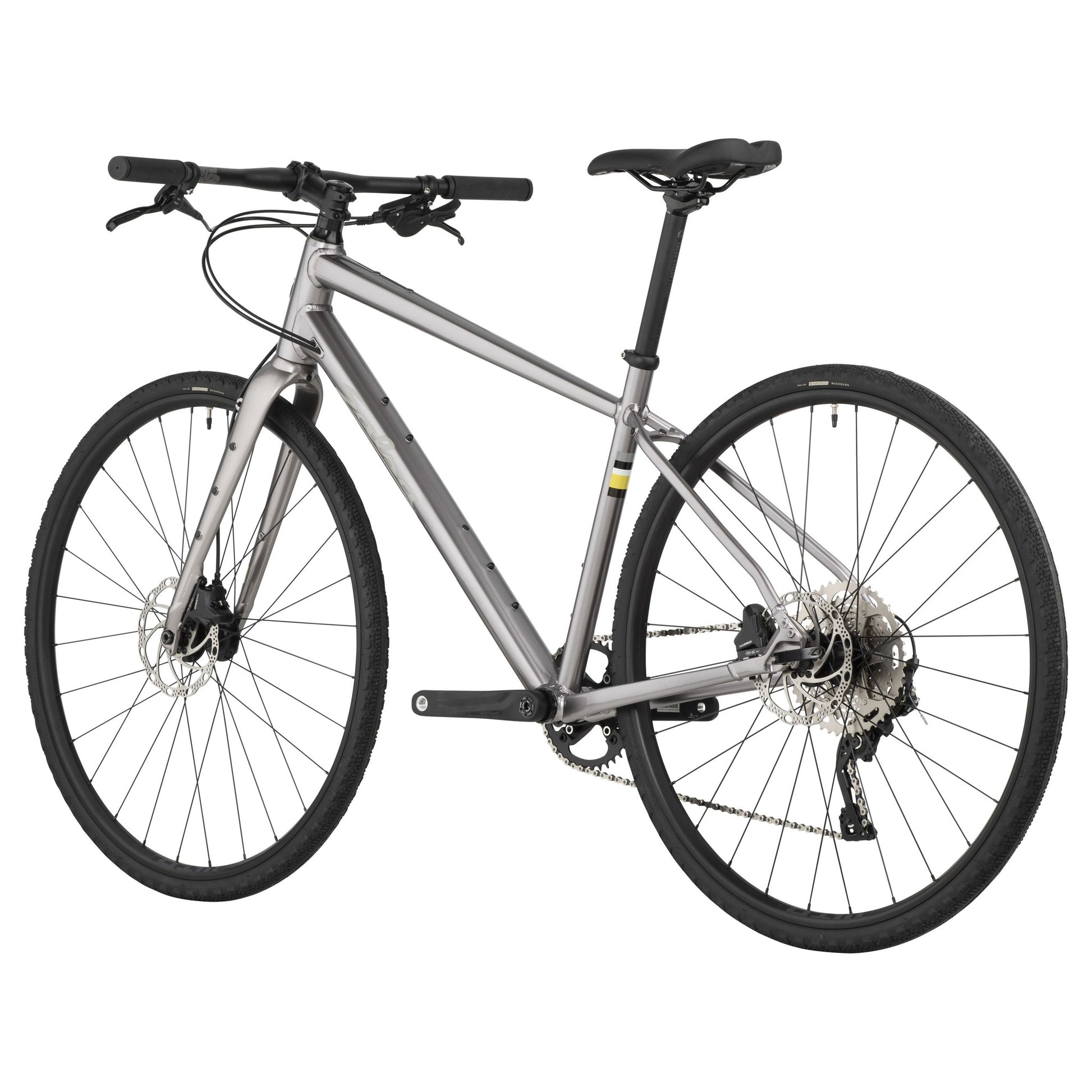 Salsa Journeyer Flatbar Deore Komplettrad, 700C, ash grey