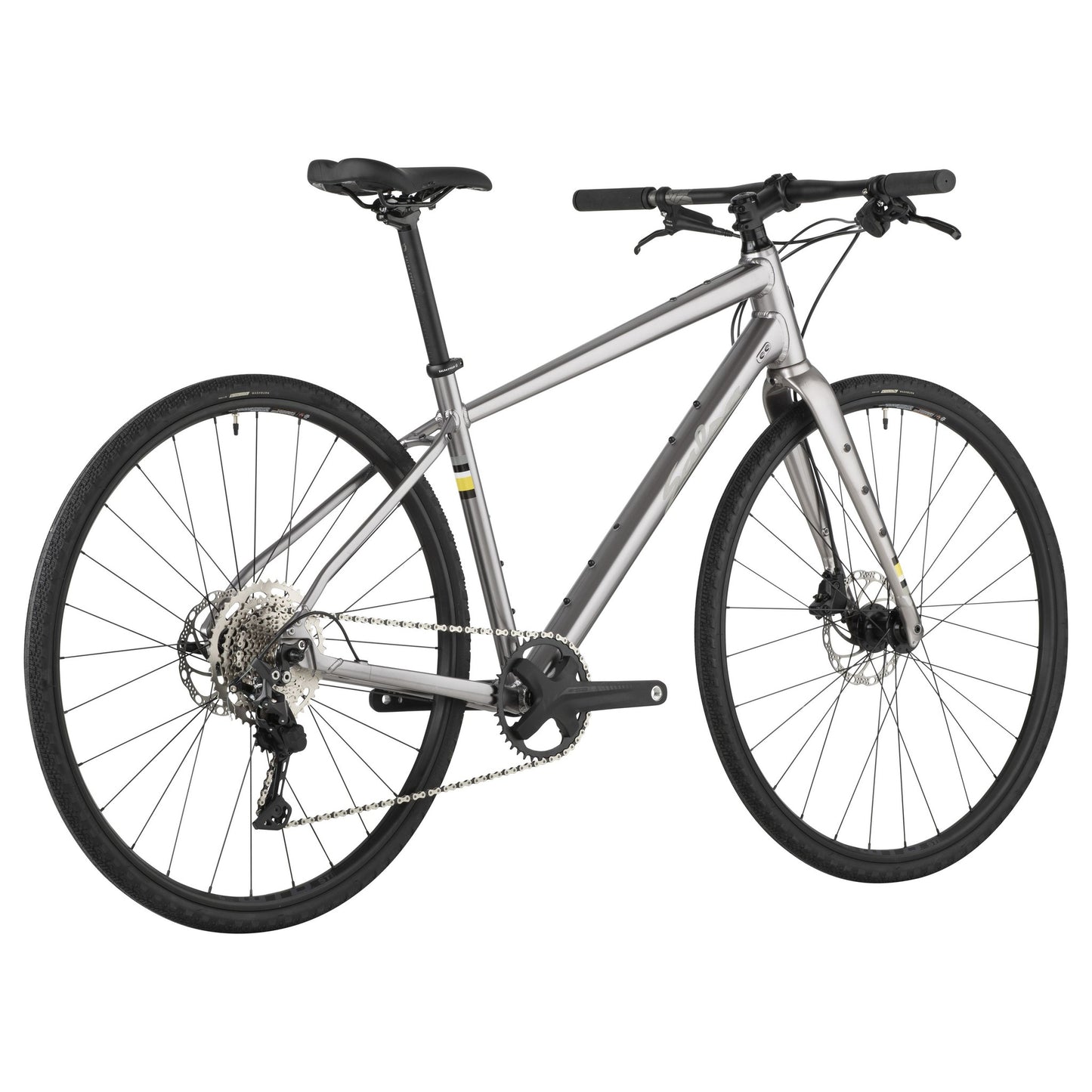 Salsa Journeyer Flatbar Deore Komplettrad, 700C, ash grey