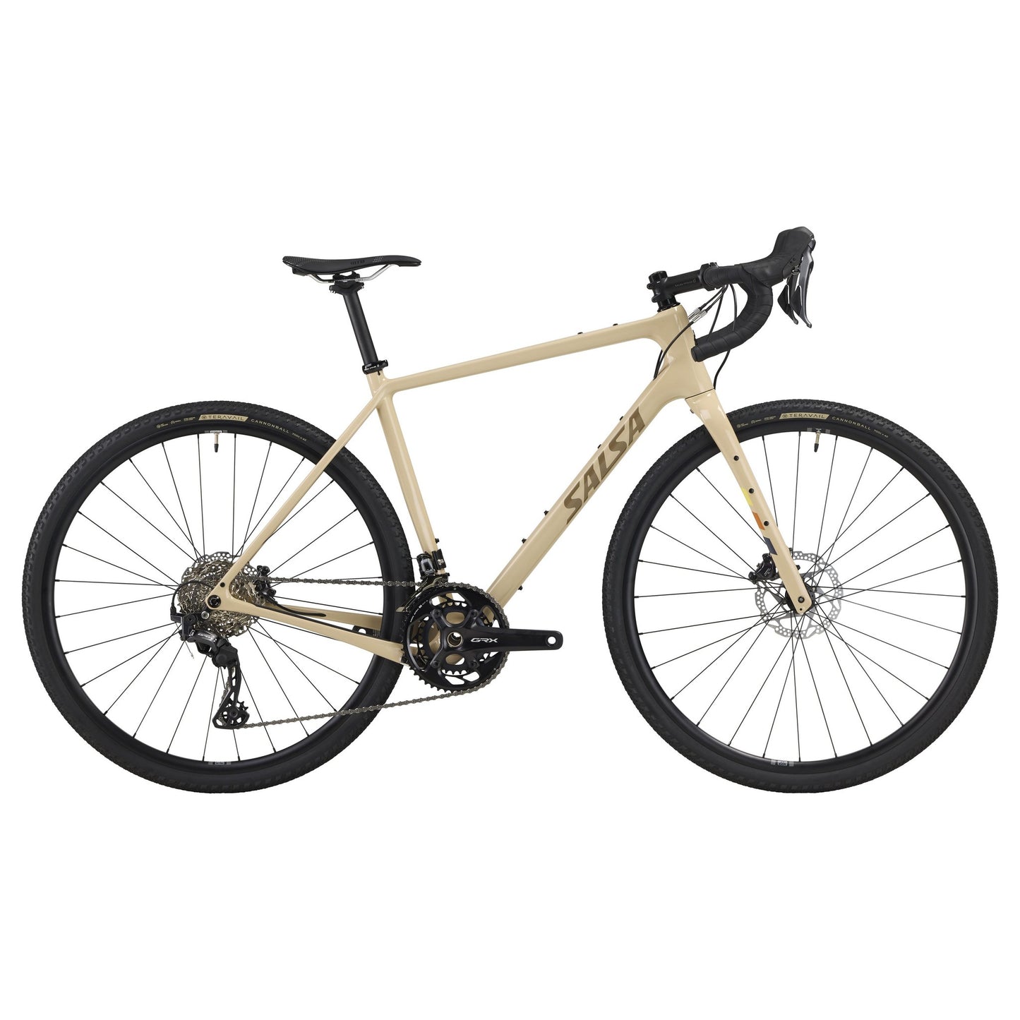 Salsa Warbird Carbon GRX 820 2x12 Gravel Komplettrad, 700C, mushroom