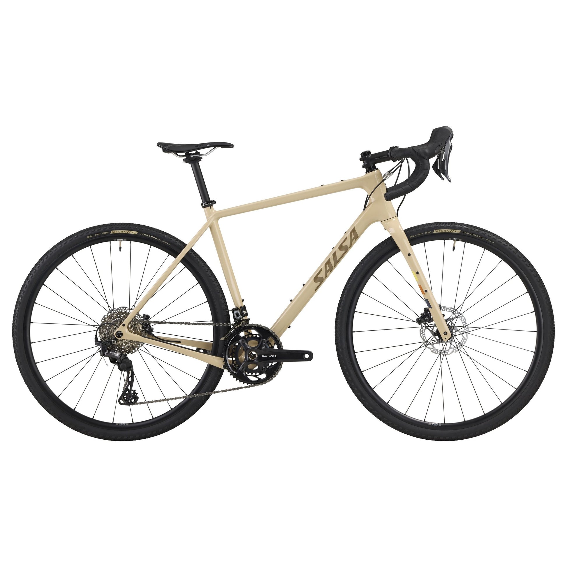 Salsa Warbird Carbon GRX 820 2x12 Gravel Komplettrad, 700C, mushroom