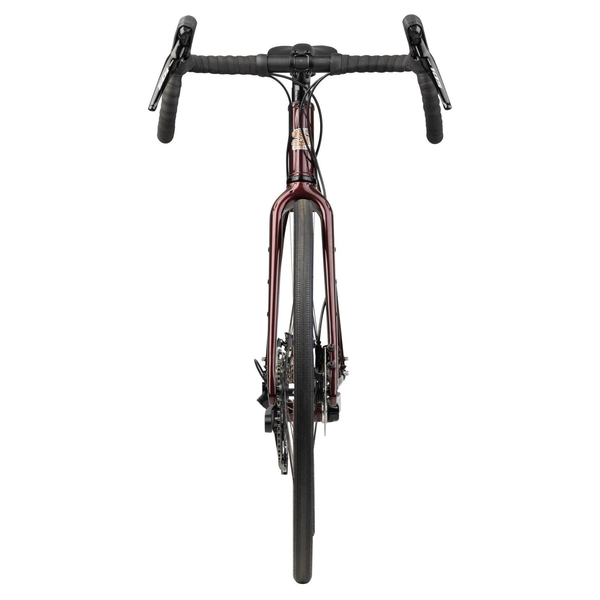 Surly MidNight Special 105 2x12 All-Road Komplettrad, 700C, black cherry fizz