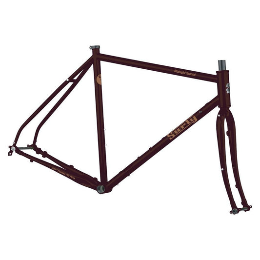 Surly MidNight Special All-Road Rahmenkit, 650B/700C, black cherry fizz