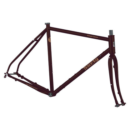 Surly MidNight Special All-Road Rahmenkit, 650B/700C, black cherry fizz