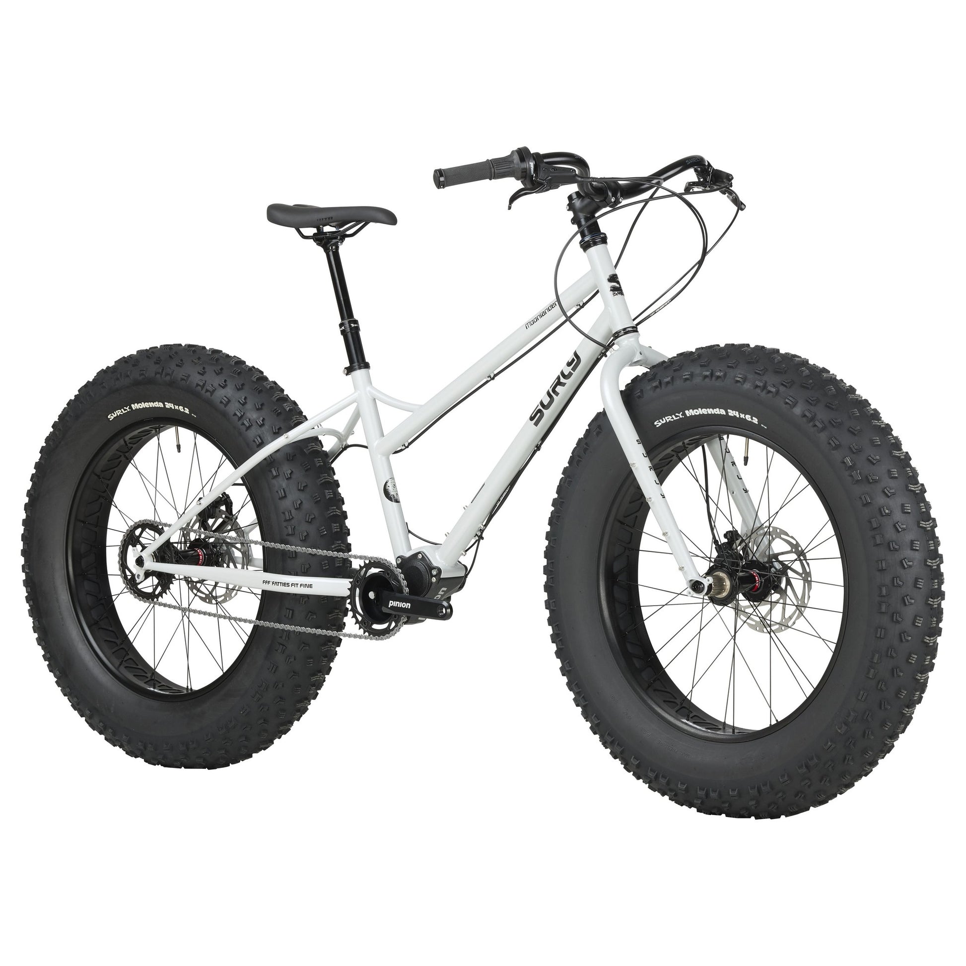 Surly Moonlander Fatbike Komplettrad, 24", lunar dust gray