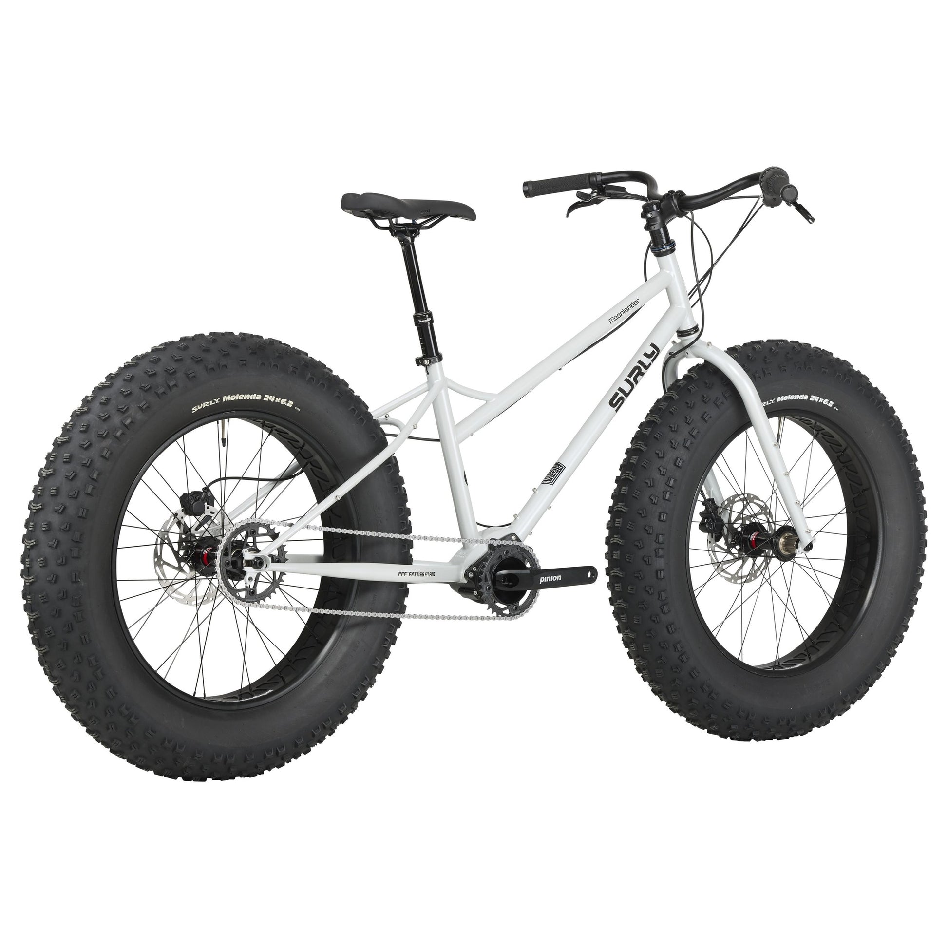 Surly Moonlander Fatbike Komplettrad, 24", lunar dust gray