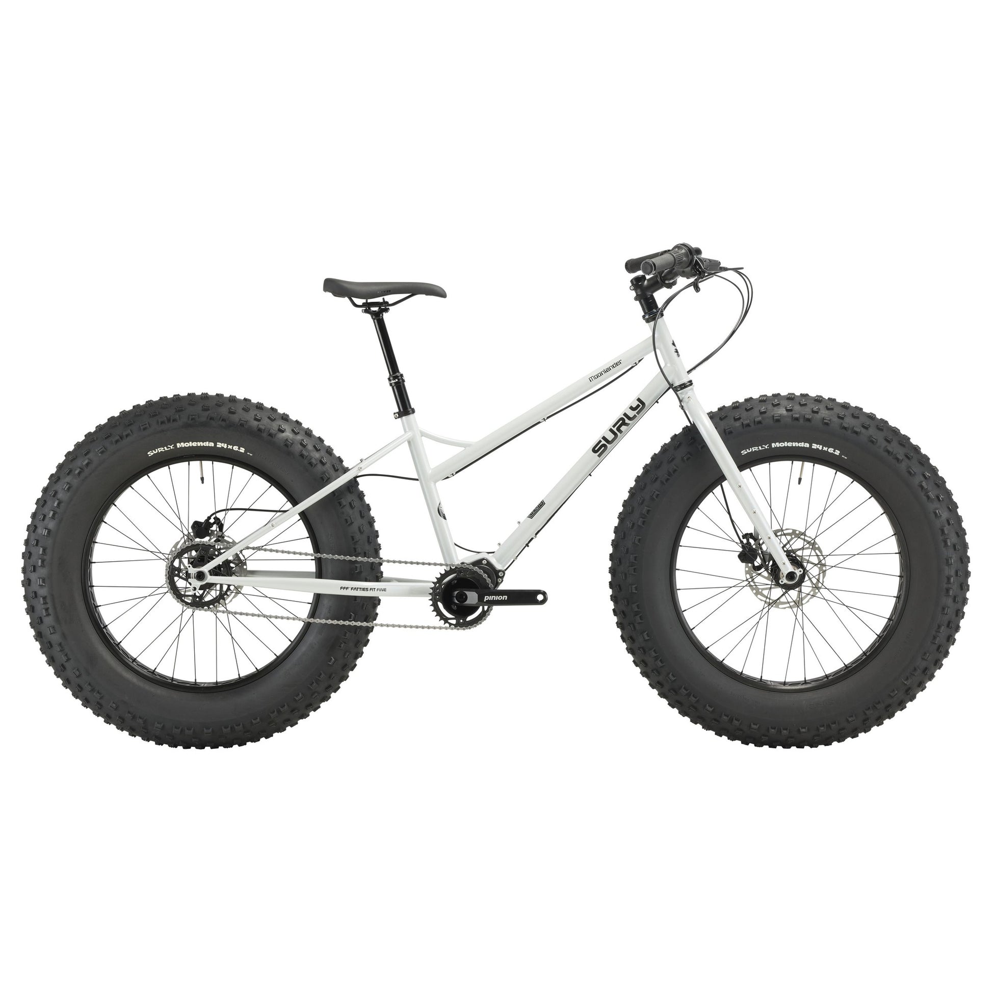 Surly Moonlander Fatbike Komplettrad, 24", lunar dust gray