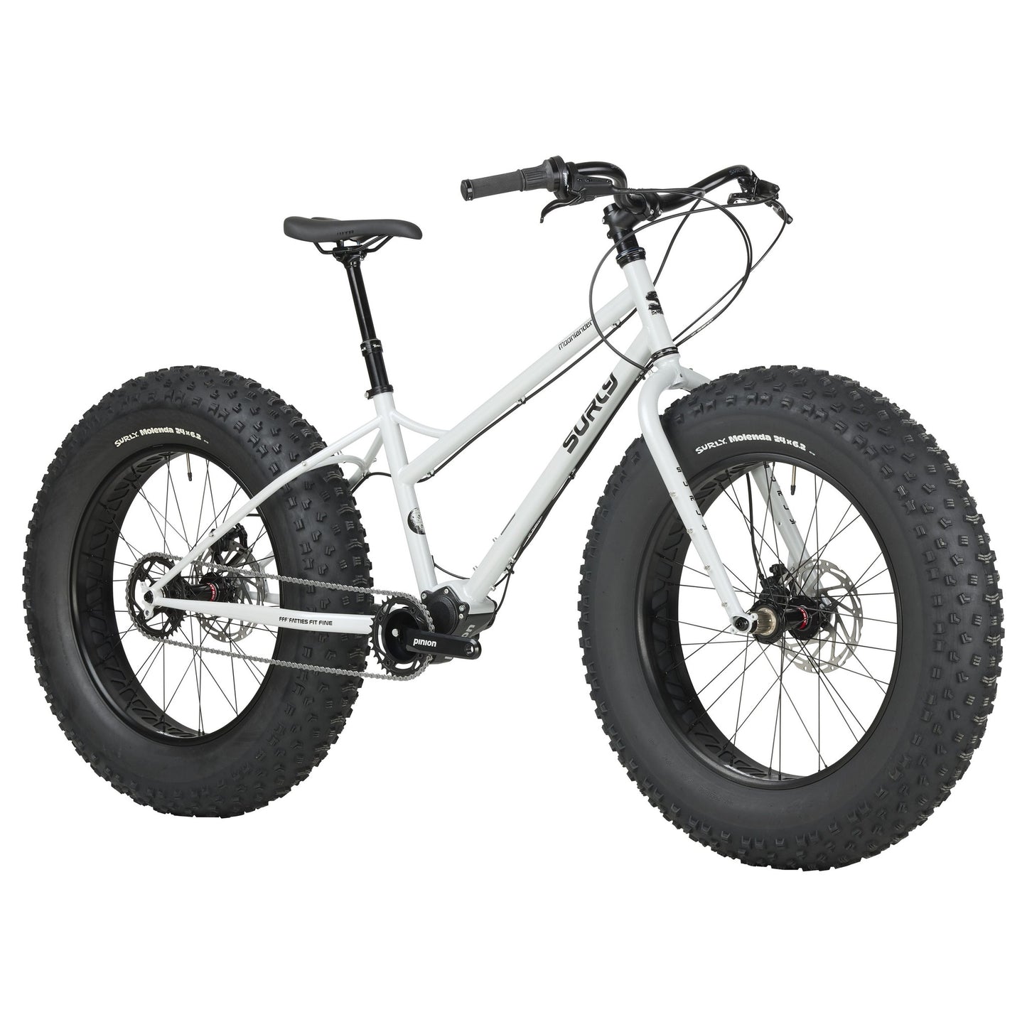 Surly Moonlander Fatbike Komplettrad, 24", lunar dust gray