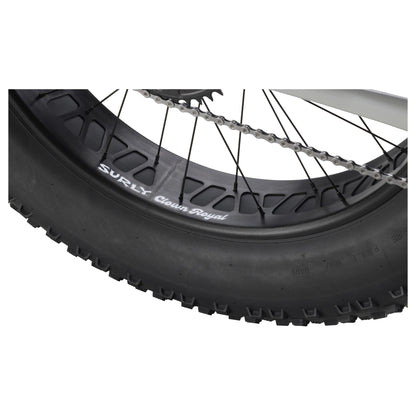 Surly Moonlander Fatbike Komplettrad, 24", lunar dust gray